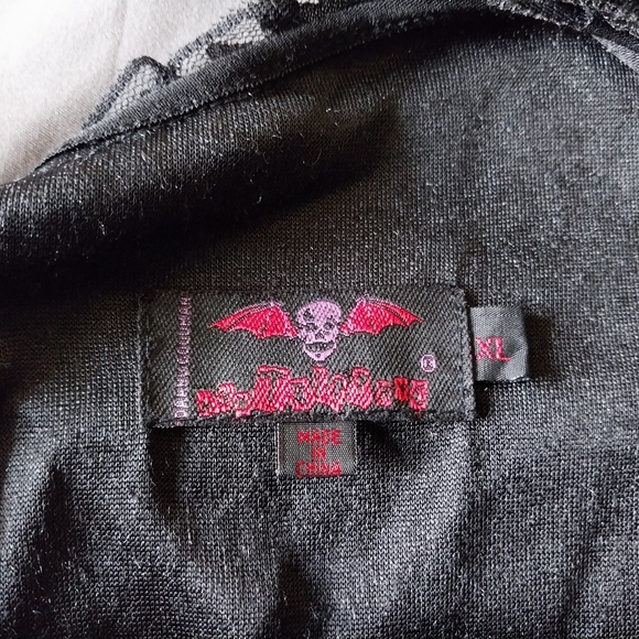 Vintage Tripp nyc Y2K velvet, lace & pleather corset bodice top - Picture 6 of 9